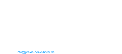 Angaben für die Anpassung der Website nach dem Teledienstegesetz (TDG):  Praxis Heiko Hofer Anschrift:     Im Thelenpfand 3                       53229 Bonn	 Telefon:         (0228) 410 740 66 Email: info@praxis-heiko-hofer.de    (Terminvereinbarungen nur telefonisch)